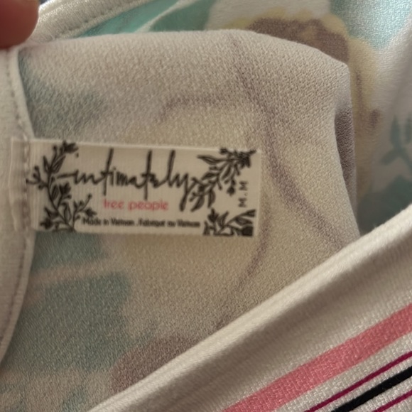 NWT Intimately by Free People casual mini floral dress size M - Picture 6 of 9